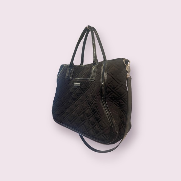 Vera Bradley Bags Vera Bradley Black Quilted Bag Removable Straps Loved Bag Wwear Tear
